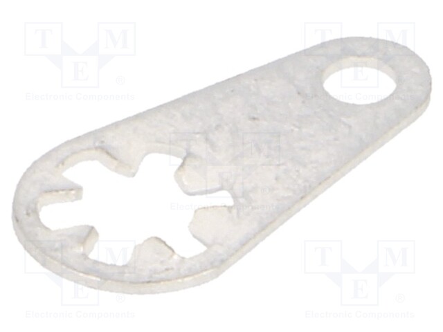 Solder lug terminal; 0.45mm; M3,5; Ø: 3.6mm; soldering; screw