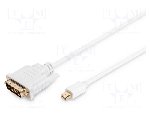 Cable; DisplayPort 1.2; 2m; white