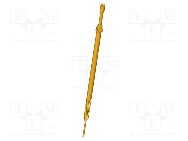 Test needle; Maksimum spring compression: 5mm; 1A; Contacts: CuBe