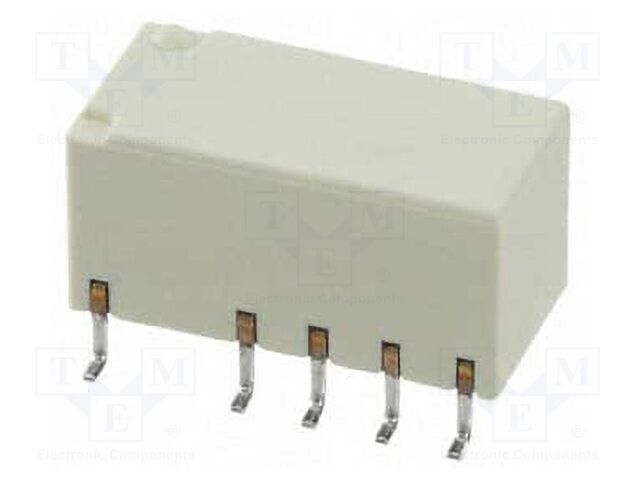 Relay: electromagnetic; DPDT; Ucoil: 5VDC; 0.5A/125VAC; 2A/30VDC