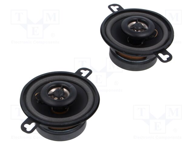 Car loudspeakers; two-way; 87mm; 50W; 100÷20000Hz; 4Ω; 87dB; 2pcs.
