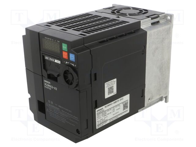 Vector inverter; Max motor power: 1.5/2.2kW; 200÷240VAC; IN: 10