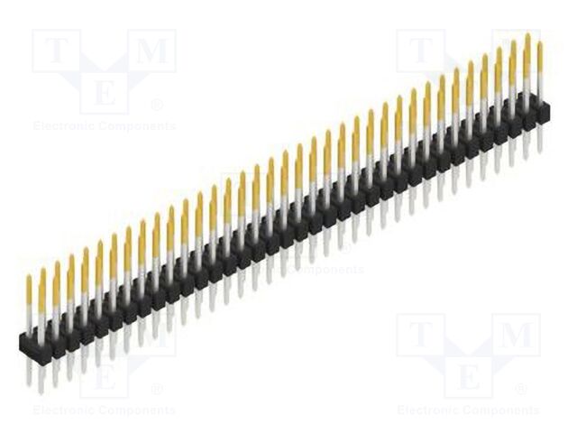 Connector: pin strips; pin header; male; PIN: 72; 2.54mm; THT; 2x36