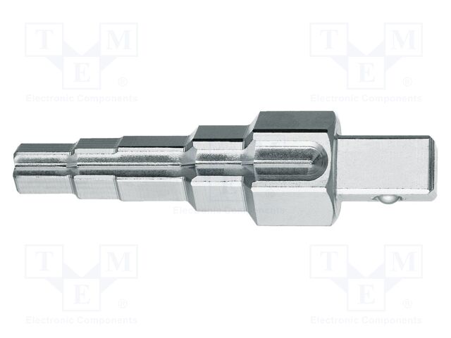 Wrench; special; 1",3/8"; 1/2"; Plating: nickel; for valve; Steps: 5