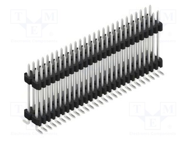 Connector: pin strips; pin header; male; PIN: 54; 1.27mm; SMT; 2x27