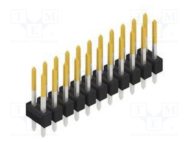 Connector: pin strips; pin header; male; PIN: 22; 2.54mm; THT; 2x11