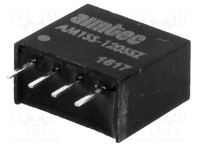 Converter: DC/DC; 1W; Uin: 10.8÷13.2V; 5VDC; Iout: 200mA; SIP4; 1.5g