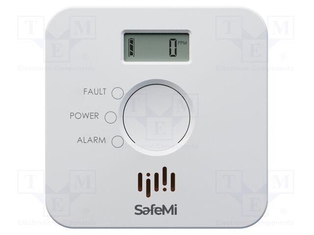 Meter: CO detector; Kind of sensor: electrochemical