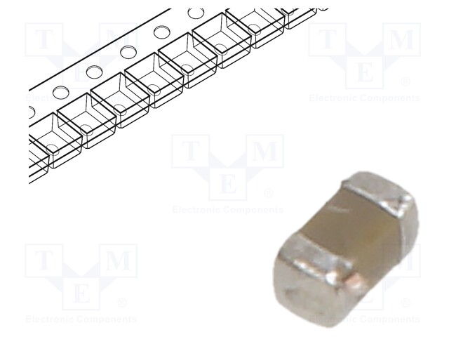 Capacitor: ceramic; 220nF; 10V; X7R; ±10%; SMD; 0402