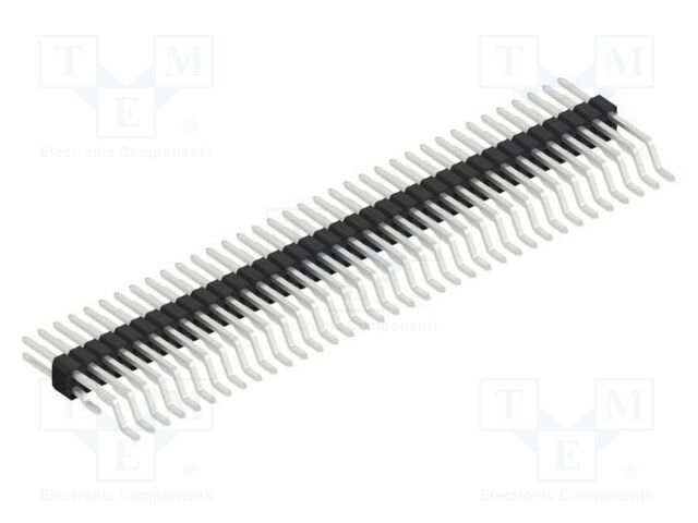 Connector: pin strips; pin header; male; PIN: 72; 1.27mm; SMT; 2x36