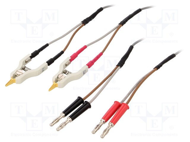 Test lead; 1.2m; red and black