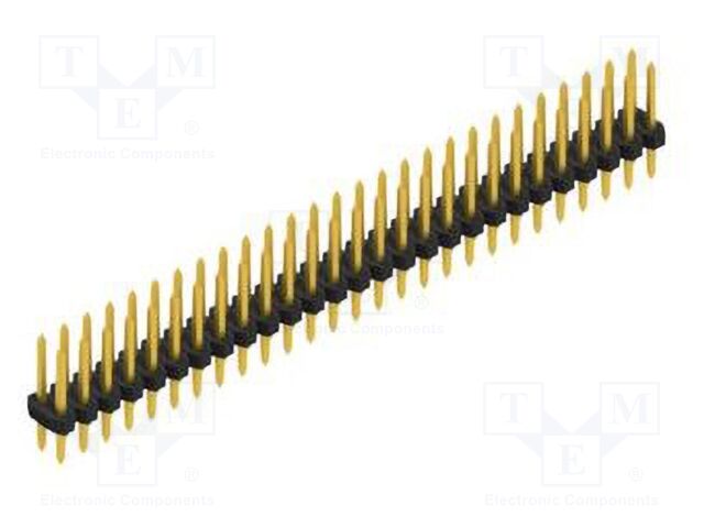 Connector: pin strips; pin header; male; PIN: 54; 2mm; THT; 2x27