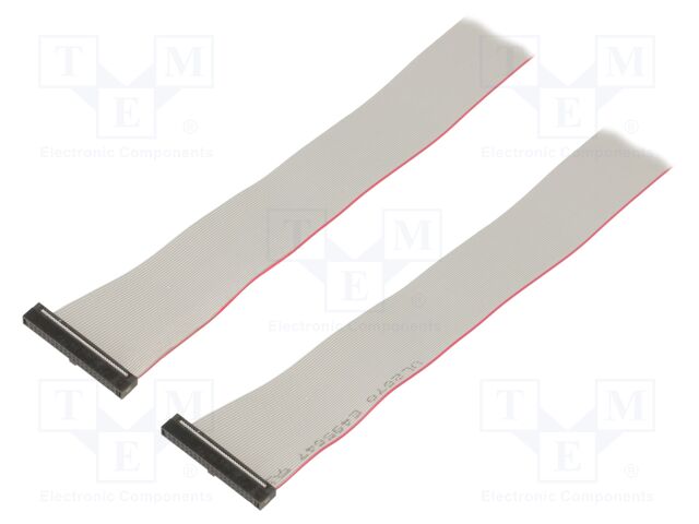Ribbon cable with IDC connectors; Tape ph: 0.64mm; 1524mm