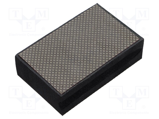 Sponge; 90x55mm; Granularity: 120; black