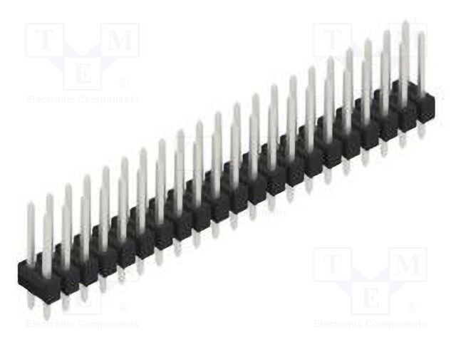 Connector: pin strips; pin header; male; PIN: 42; 2.54mm; THT; 2x21