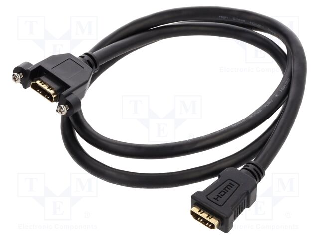 Cable; HDMI socket,both sides; HDMI 1.4,High Speed + Ethernet