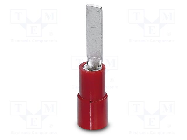 PA; insulated; Body: red; Tip: wire pin
