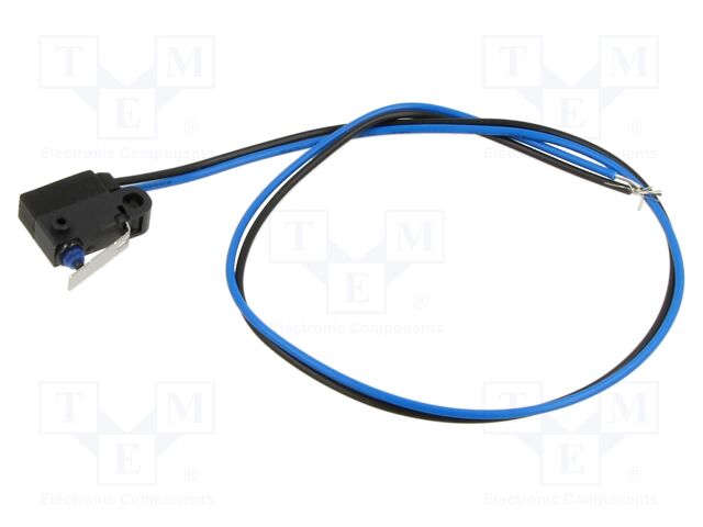 Microswitch SNAP ACTION; with short lever; SPST-NO; 0.1A/100VAC