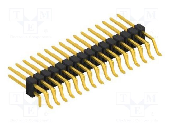 Connector: pin strips; pin header; male; PIN: 32; 2.54mm; SMT,THT