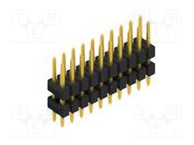Connector: pin strips; pin header; male; PIN: 20; 2.54mm; THT; 2x10