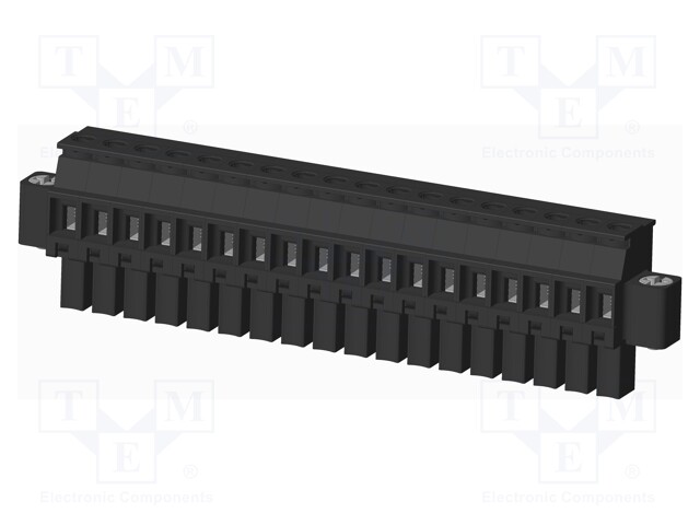 Connector: pluggable terminal block; plug; female; angled 90°