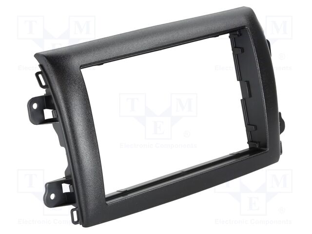 Radio frame; Citroën,Fiat,Opel,Peugeot,Toyota; 2 DIN; black