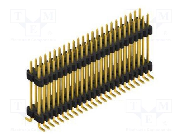 Connector: pin strips; pin header; male; PIN: 48; 1.27mm; SMT; 2x24