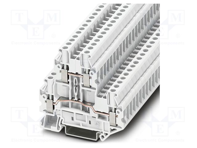 Splice terminal: rail; UT; PA; terminals: 4; W: 6.2mm; H: 69.9mm