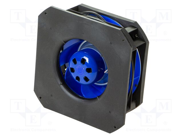 Fan: EC; radial; 200÷240VAC; 225x225x85mm; ball; 3150rpm; IP54