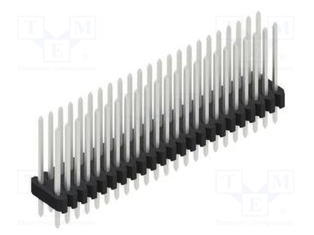 Connector: pin strips; pin header; male; PIN: 46; 1.27mm; THT; 2x23