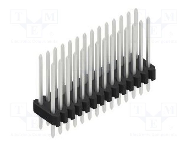Connector: pin strips; pin header; male; PIN: 28; 1.27mm; THT; 2x14