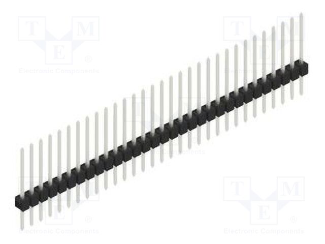 Connector: pin strips; pin header; male; PIN: 31; 2.54mm; THT; 1x31