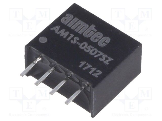 Converter: DC/DC; 1W; Uin: 4.5÷5.5V; 7.2VDC; Iout: 139mA; SIP4; 1.8g