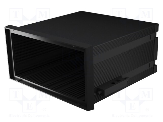 Enclosure: panel; X: 144mm; Y: 72mm; Z: 124mm; ABS + PC,PPO; black