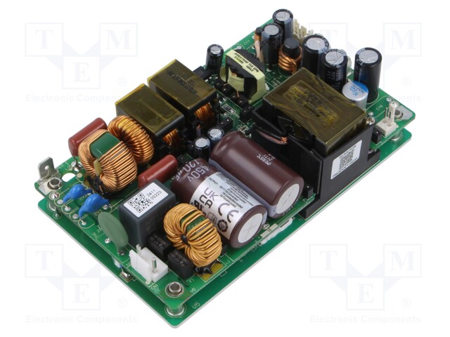Power supply: switched-mode; open; 550W; 80÷264VAC; OUT: 1; 24VDC