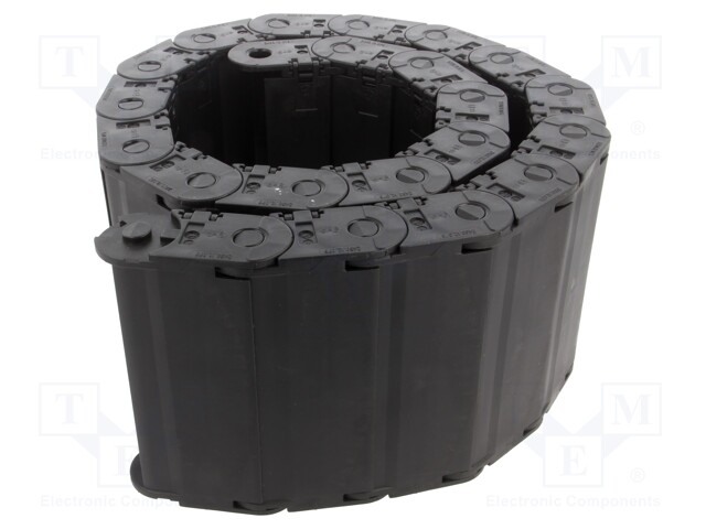 Cable chain; Series: 2480; Bend.rad: 75mm; L: 1012mm