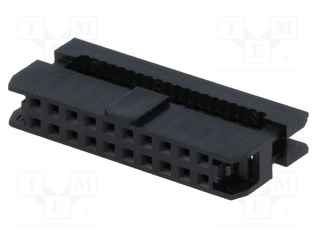 Plug; IDC; female; PIN: 16; IDC; for ribbon cable; 1.27mm