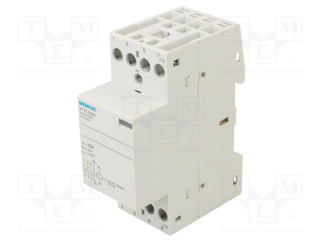 Relay Contactor, 5TT Series, 4PST-NO, 4P, 25 A, 400 VAC