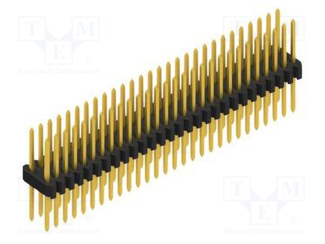 Connector: pin strips; pin header; male; PIN: 56; 1.27mm; THT; 2x28
