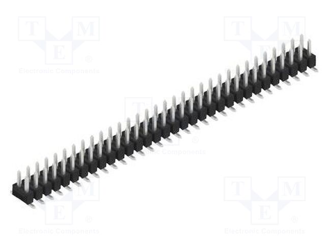 Connector: pin strips; pin header; male; PIN: 64; 2.54mm; SMT; 2x32