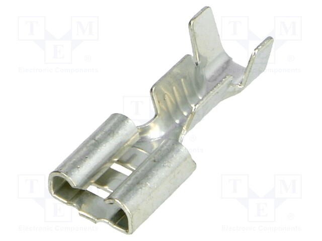 Terminal: flat; 6.3mm; 0.8mm; female; 1÷2.5mm2; crimped; for cable