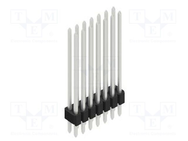 Connector: pin strips; pin header; male; PIN: 14; 1.27mm; THT; 2x7