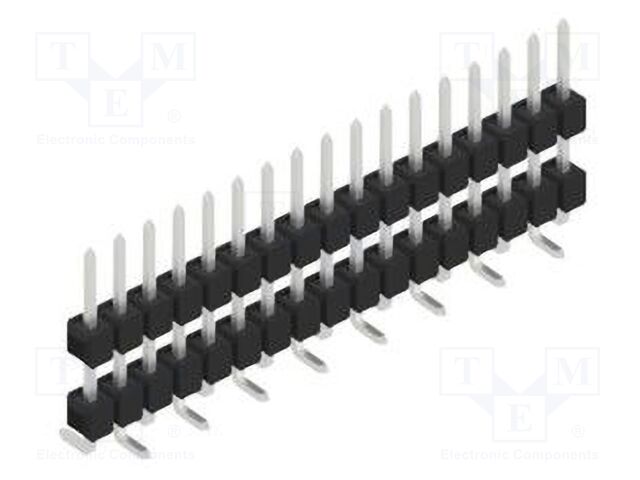 Connector: pin strips; pin header; male; PIN: 17; 2.54mm; SMT; 1x17