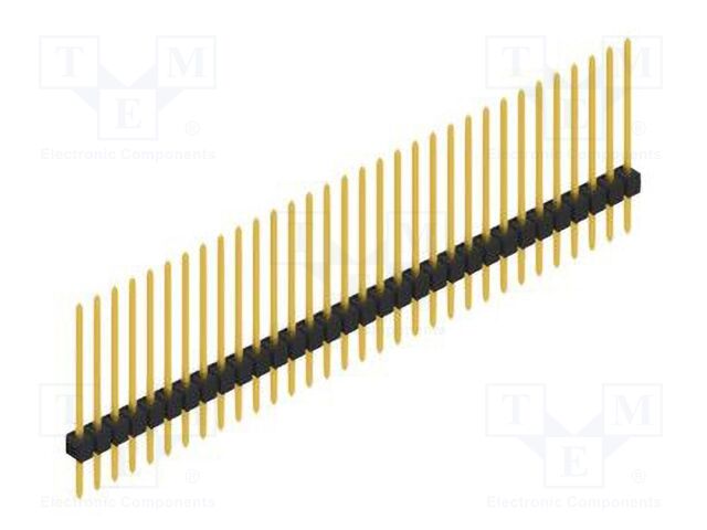 Connector: pin strips; pin header; male; PIN: 32; 2.54mm; THT; 1x32