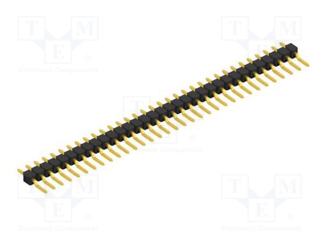 Connector: pin strips; pin header; male; PIN: 33; 2.54mm; SMT; 1x33