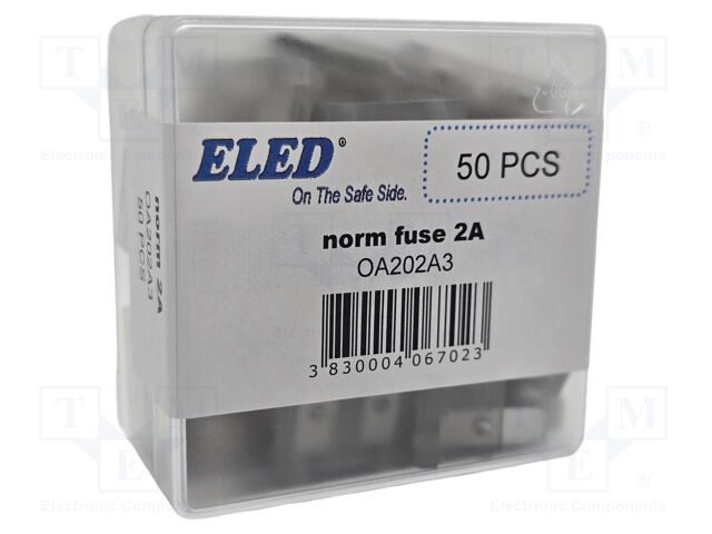 Fuse: fuse; 2A; 32VDC; automotive; 19.2mm