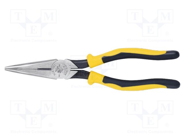 Pliers; side,cutting,half-rounded nose; Pliers len: 214mm
