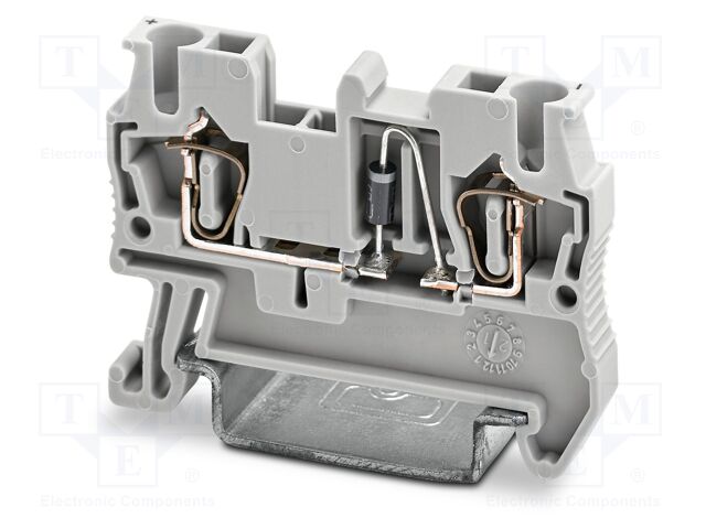 Splice terminal: rail; 500mA; spring clamp; PA; 0.08÷4mm2; W: 5.2mm