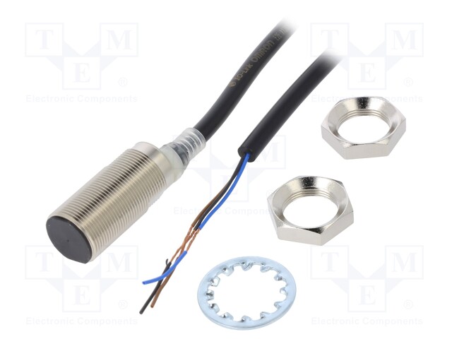 Sensor: inductive; Output conf: PNP / NO; 0÷12mm; 10÷30VDC; M18