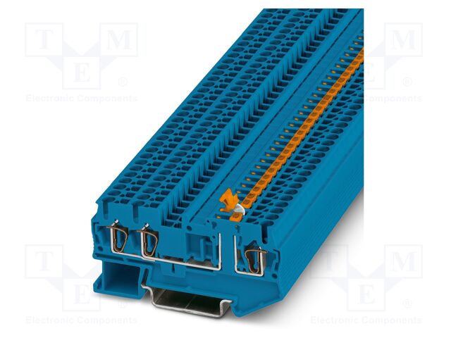 Splice terminal: rail; 20A; 400V; spring clamp; PA; 0.08÷4mm2